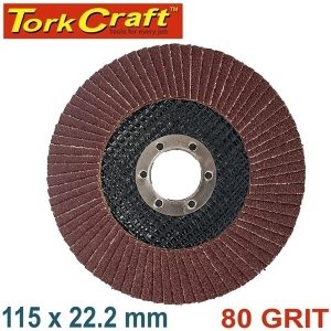 Flap Disc 115mm 80 Grit Tork Craft