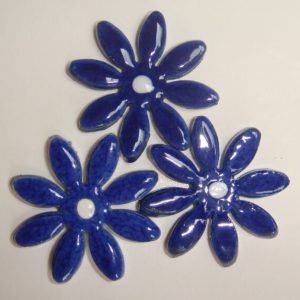 Delft Large Daisy 3pc Mosaic Insert