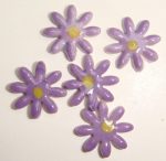 Purple Daisy Super Small Mosaic Inserts 5pc