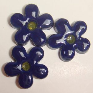 Happy Delft Flower Small 5 Piece Mosaic Insert