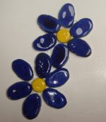 Delft Flower Magnolia 2pc Mosaic Inserts