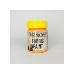 Neon Orange Fabric Paint 100ml