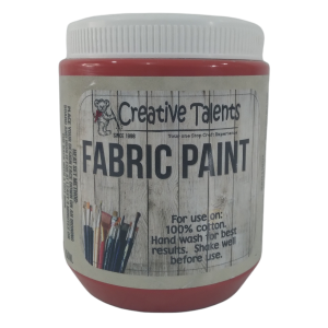 Red Fabric Paint 750ml