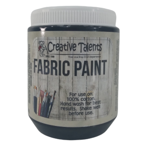 Black Fabric Paint 750ml