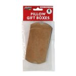 Natural Pillow Gift Boxes 12x7mm 6 Piece