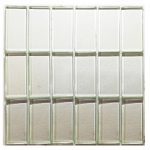 Clear Crystal Glass Mosaic Tiles (Sheet Size 15x15cm)