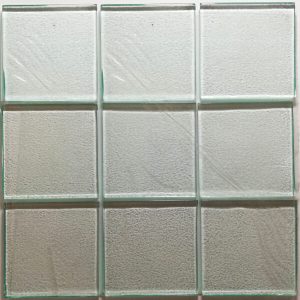 Clear Crystal Glass Mosaic Tiles (Sheet Size 30x30cm)