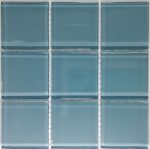 Metallic Grey Crystal Glass Mosaic Tiles (Sheet Size 30x30cm)
