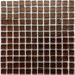 Dark Brown Crystal Glass Mosaic Tiles (Sheet Size 30x30cm)