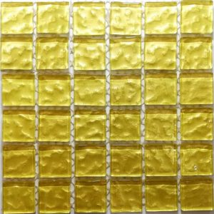 Summer Sun Metallic Texture Mosaic Tiles (Sheet Size 15x15cm)