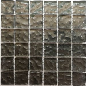 Dove Grey Metallic Texture Mosaic Tiles (Sheet Size 15x15cm)