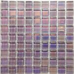 Lilac Mini Pearl Glass Mosaic Tiles (Sheet Size 15x15cm)