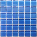 Sky Blue Crystal Glass (Sheet Size 30x30cm)