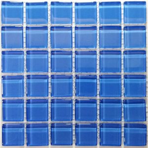 Sky Blue Crystal Glass (Sheet Size 30x30cm)