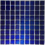 Midnight Blue Gold Leaf Glass Mosaic Tiles (Sheet Size 15x15cm)