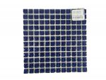 Midnight Blue Crystal Glass Mosaic Tiles (Sheet Size 30x30cm)