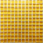 Sunflower Crystal Glass Mosaic Tiles (Sheet Size 30x30cm)