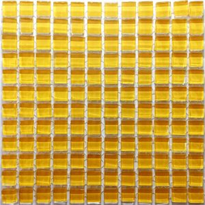 Sunflower Crystal Glass Mosaic Tiles (Sheet Size 30x30cm)