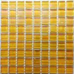 Sunflower Mini Pearl Glass Mosaic Tiles (Sheet Size 15x15cm)