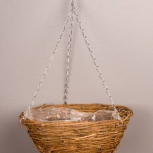 Rattan Hanging Basket 36cm x 36cm x 65cm