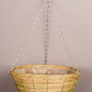 Light Rattan Hanging Basket