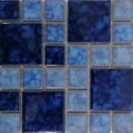 Glazed Ceramic Mosaic Tiles Variated Water Mix 15 x 15cm_YH009B_1