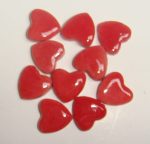 Red Hearts Tiny 10pc Mosaic Inserts