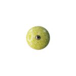 Ceramic Lime Green Swirl Knob 7.5cm x 4.3cm