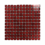 Burgundy Glitter Mosaic Tiles (Sheet Size 15x15cm)
