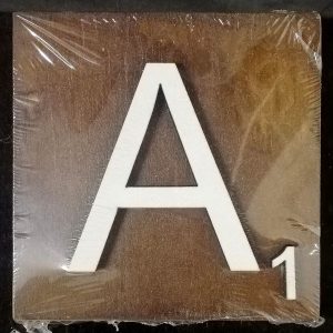 Scrabble Block Letter A (10x10cm)