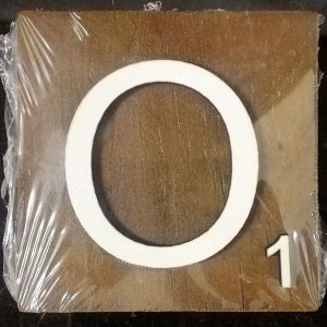 Scrabble Block Letter O (10x10cm)
