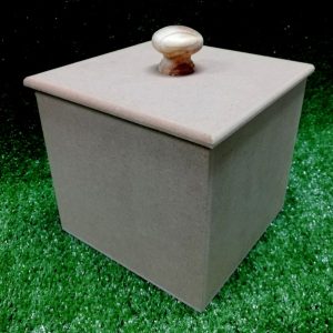 Wood Biscuit Canister