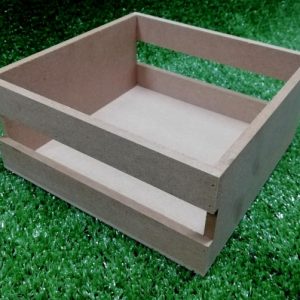 Wood Slatted Serviette Holder