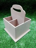 Wood 4 Division Cutlery Holder