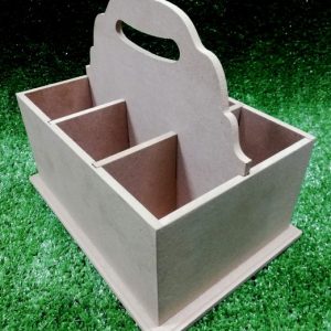 Wood 6 Division Caddy 225x180x210mm