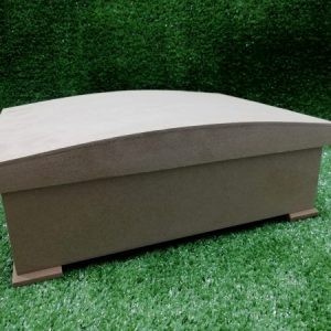 Wood A4 Box with Rounded Lid 325x245x120mm