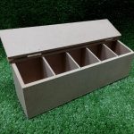 Wood 6 Division Teabag Holder