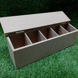 Wood 6 Division Teabag Holder