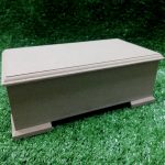 Wood Jewel Box with Feet Rectangular