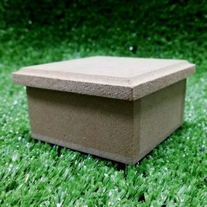 Wood Square Trinket Box 60x60x30 mm