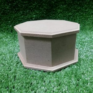 Wood Medium Octagon Trinket Box