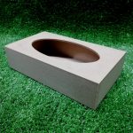 Wood Small Tissue Box 220x125x45mm