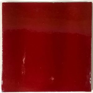 Plain Bougainvillea Mexican Talavera Tile (10x10cm)