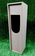 Wood Small Wine Bottle Box 95 X 95 X 335MM