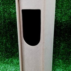 Wood Small Wine Bottle Box 95 X 95 X 335MM