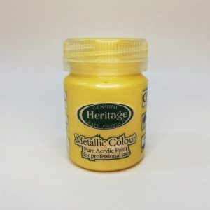 Heritage Craft Colour Paint | 50ml, Brilliant Gold