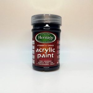 Heritage Craft Acrylic Paint | 250ml, Black