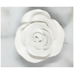 White Antionette Rose Resin Embellishment