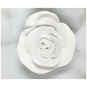 White Antionette Rose Resin Embellishment