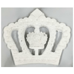 White Crown Resin Embellishment